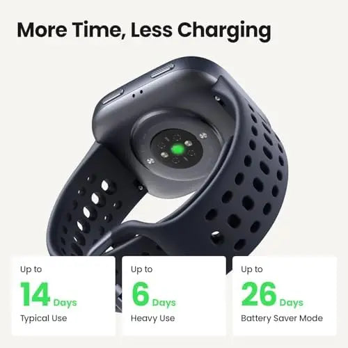 Amazfit Bip 6 Smart Watch 46mm 14-Day Battery 1.97'' AMOLED Display Plastic Free Maps AI for Call Text Health Fitness