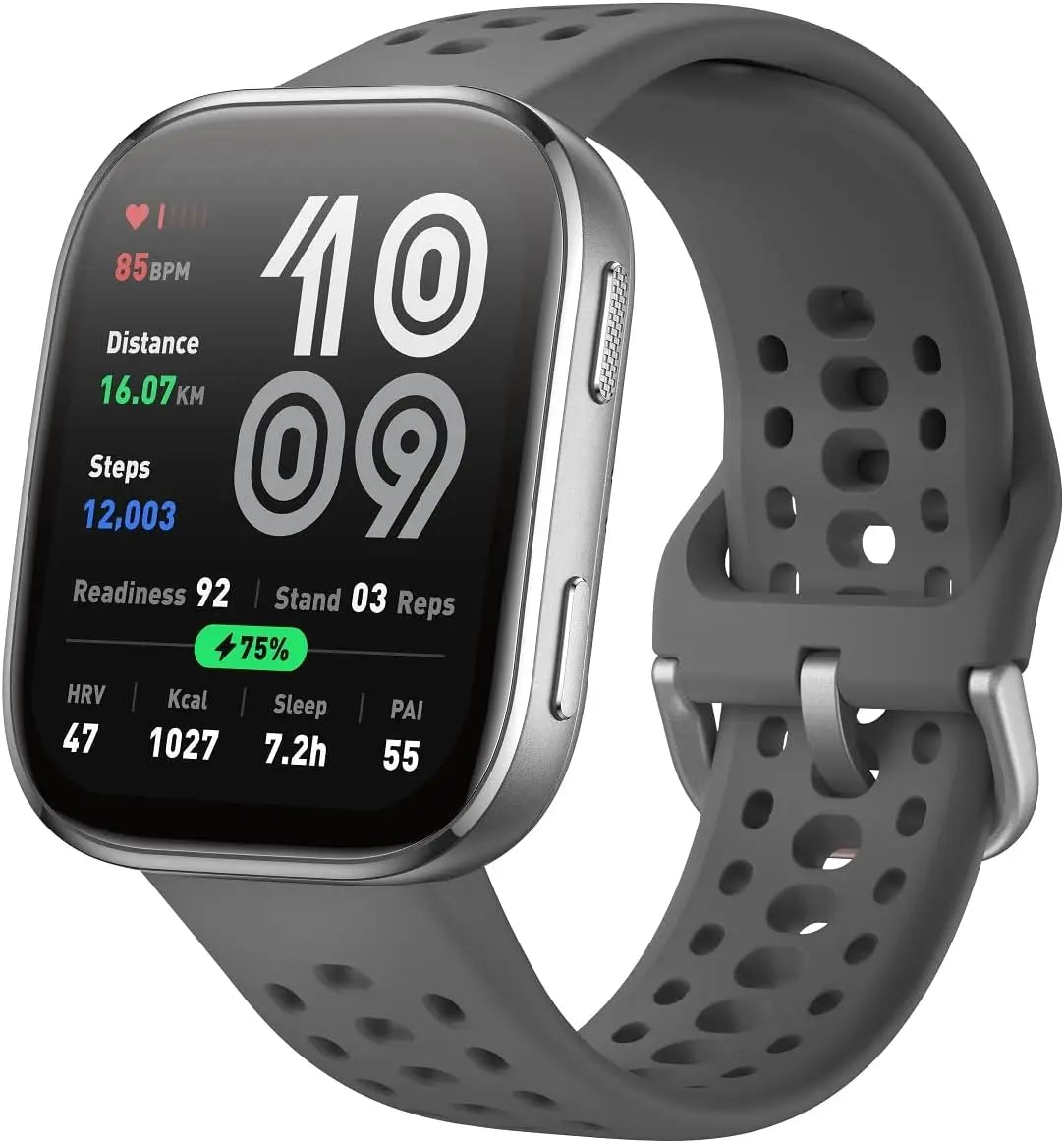 Amazfit Bip 6 Smart Watch 46mm 14-Day Battery 1.97'' AMOLED Display Plastic Free Maps AI for Call Text Health Fitness