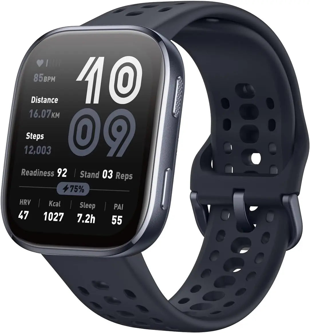 Amazfit Bip 6 Smart Watch 46mm 14-Day Battery 1.97'' AMOLED Display Plastic Free Maps AI for Call Text Health Fitness