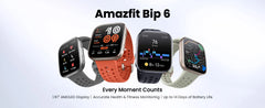 Amazfit Bip 6 Smart Watch 46mm 14-Day Battery 1.97'' AMOLED Display Plastic Free Maps AI for Call Text Health Fitness