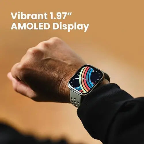 Amazfit Bip 6 Smart Watch 46mm 14-Day Battery 1.97'' AMOLED Display Plastic Free Maps AI for Call Text Health Fitness