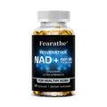 NAD+Resveratrol, Anti-Aging, Helps Boost Energy, Promotes Cellular, Brain & Skin Health, Supports Muscle Vitality, 120 Capsules